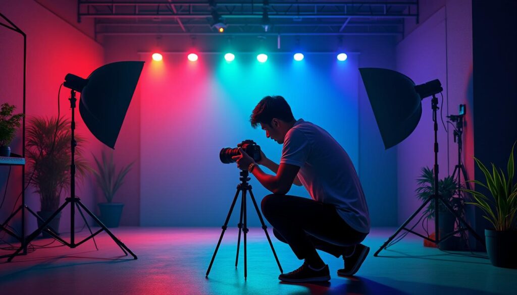 découvrez comment exploiter l'éclairage rgb pour mettre en valeur vos photos avec des effets de lumière colorée et créer des ambiances uniques et artistiques.