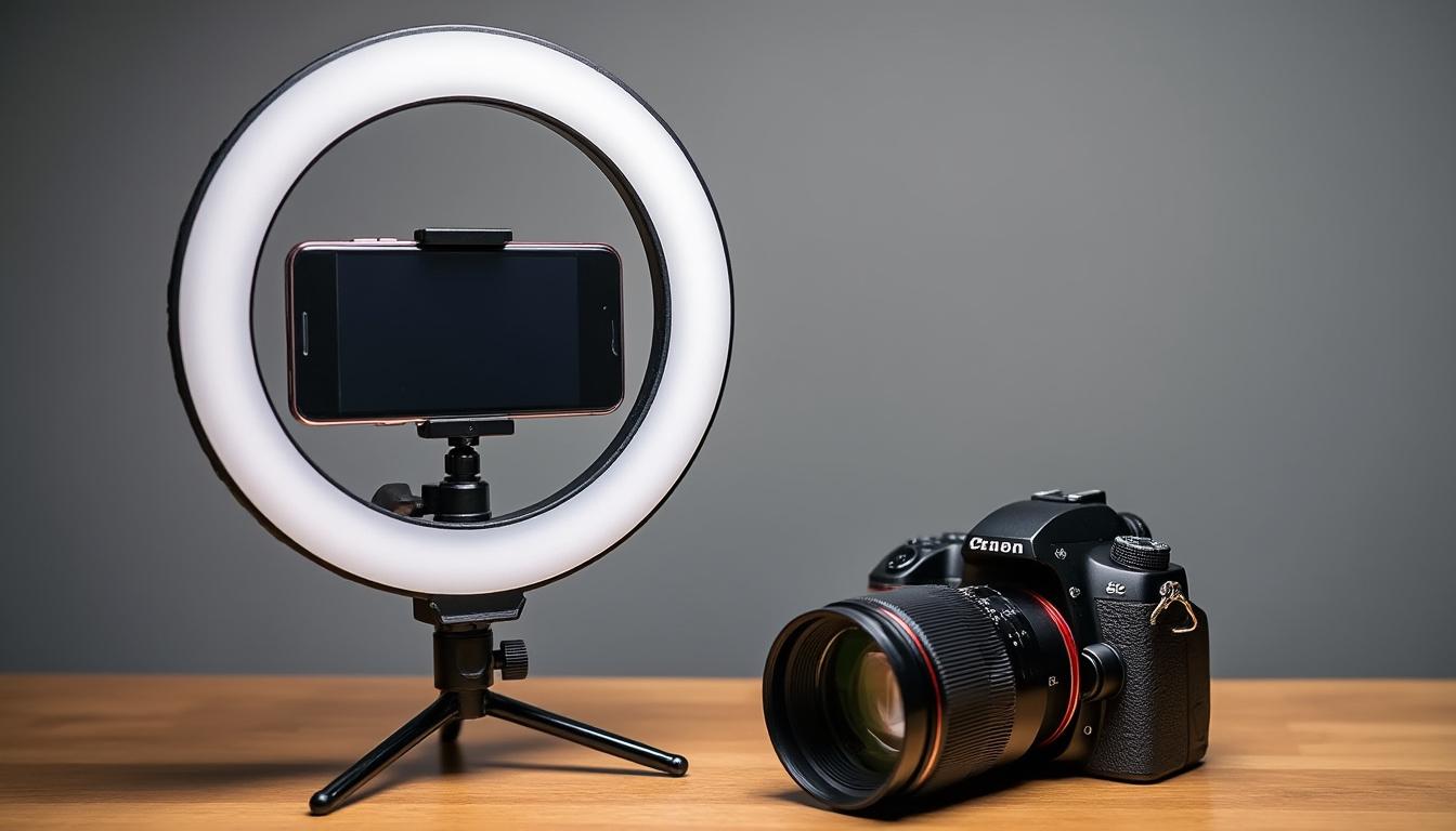 découvrez comment choisir la ring light compacte parfaite pour un éclairage optimal et sublimer vos photos avec simplicité et efficacité.