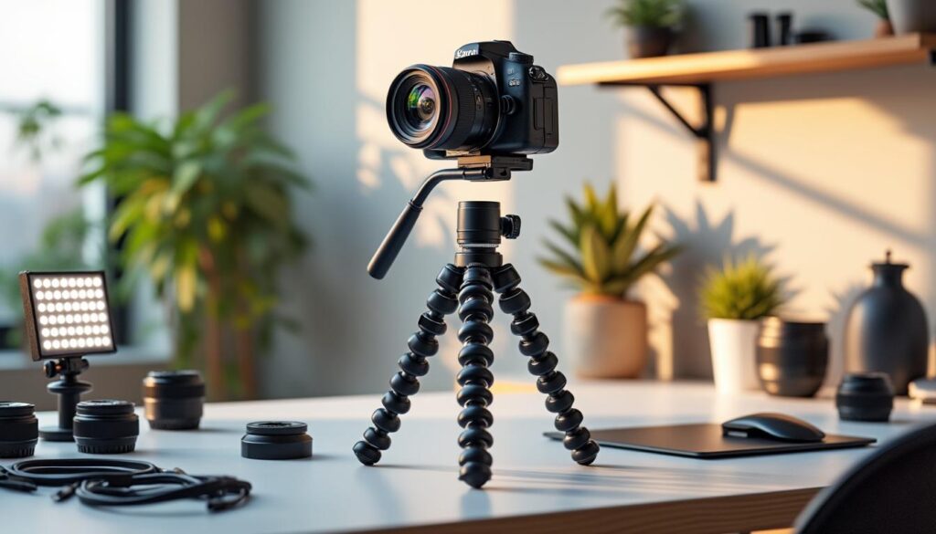 découvrez notre guide complet pour choisir le meilleur trépied compact vidéo, alliant stabilité, légèreté et fonctionnalité pour vos prises de vue.