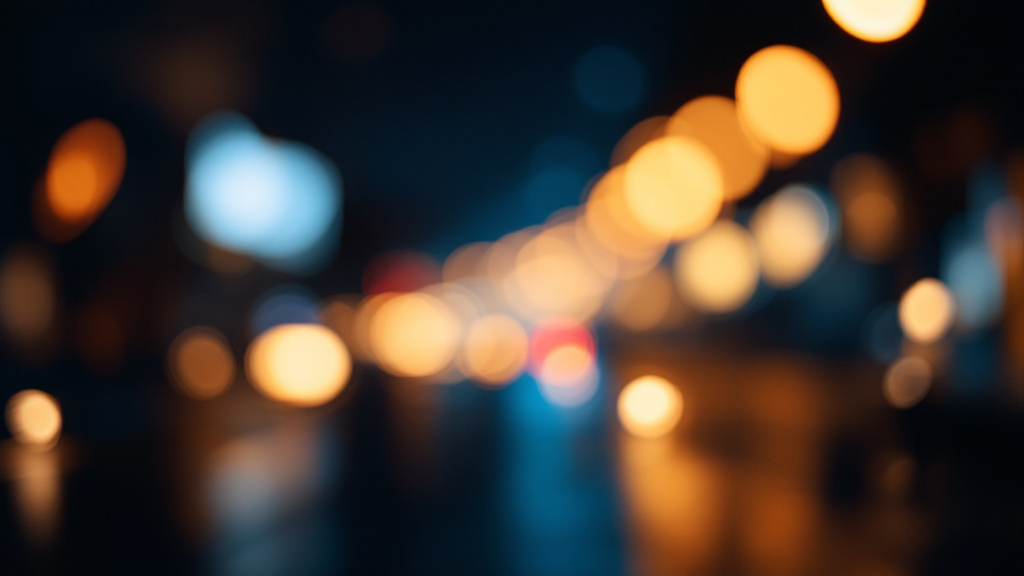 Objectif lumineux monté sur un boîtier créant un beau bokeh en arrière-plan